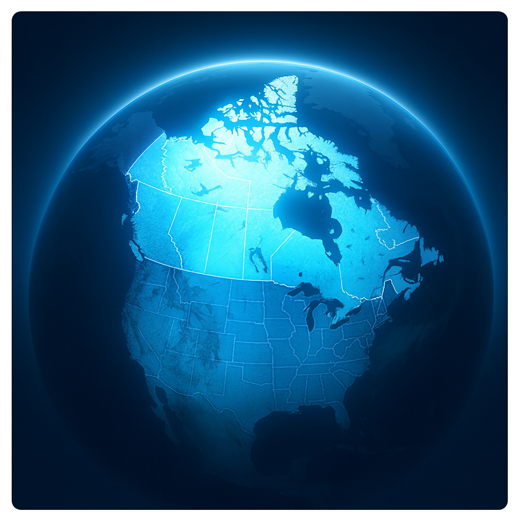 Map of Canada illustrating Lume Technologies nationwide coverage.